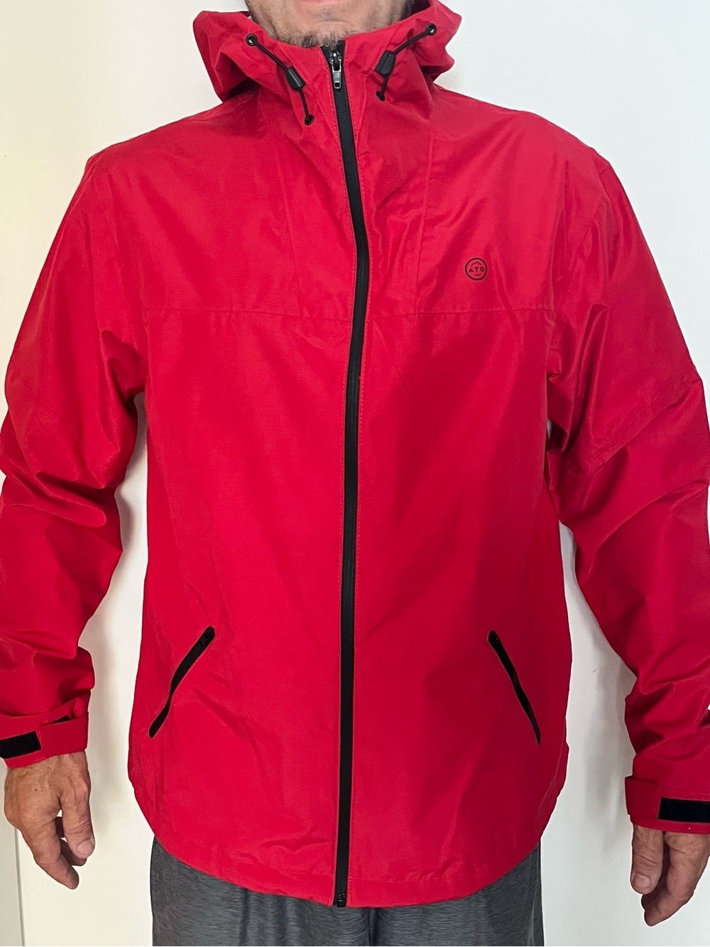 Wrangler ATG Men's hooded Red Hooded Weatherproof Jacket - Picture 6 of 6
